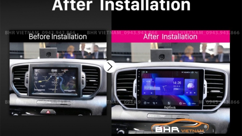 Màn hình DVD Android xe Kia Sportage 2016 - nay | Fujitech 